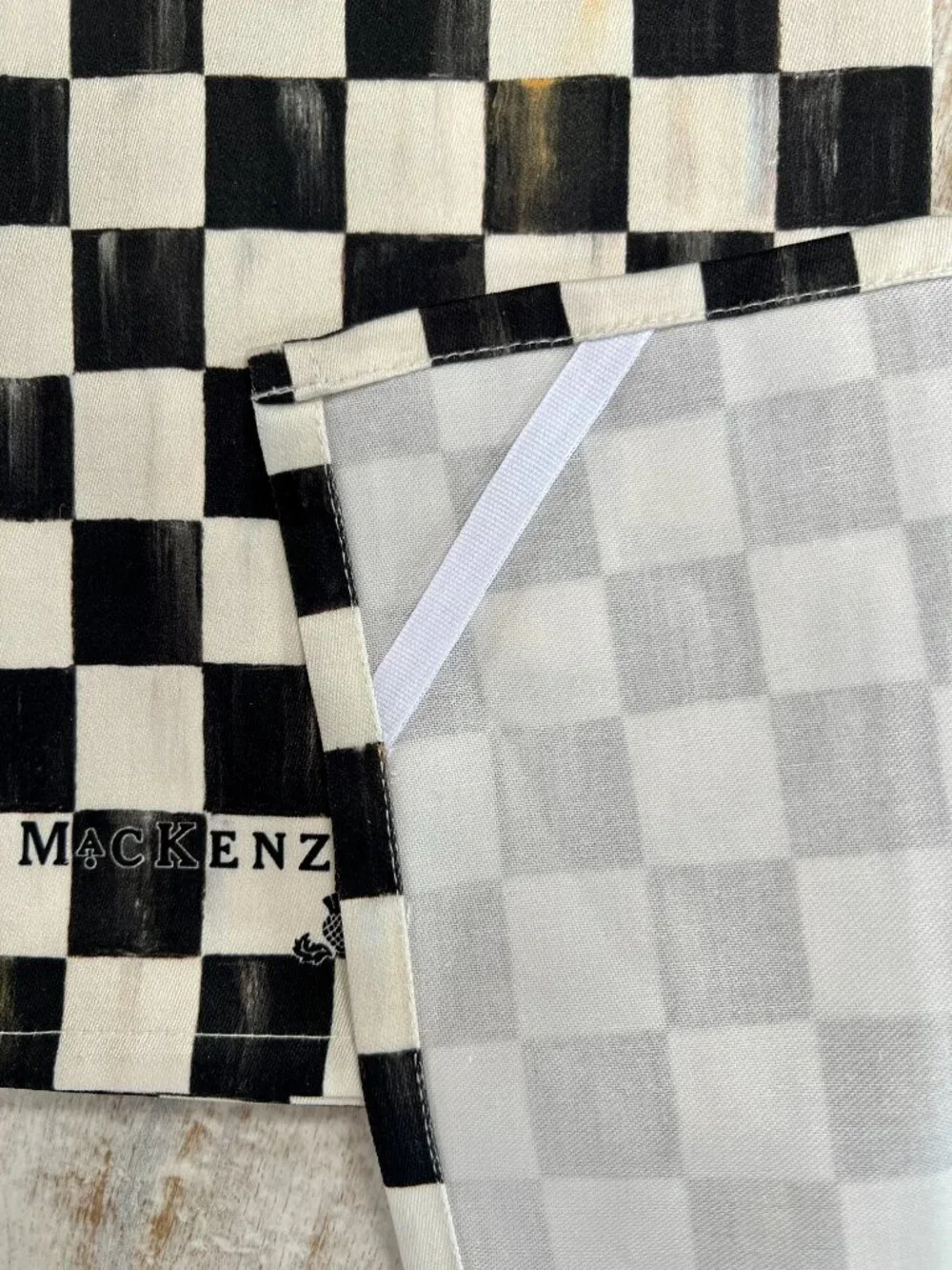 3 MacKenzie-Childs Courtly Check & Cherry Picnic Dish Towels